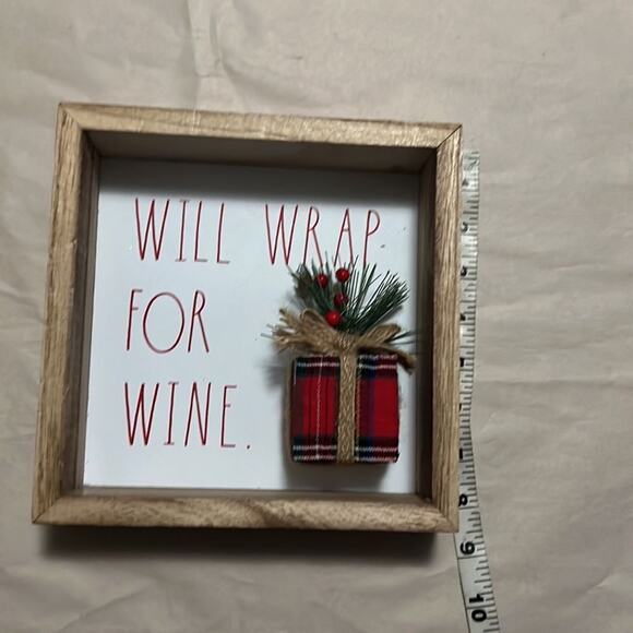 NWT RAE DUNN HOME DECOR WILL‎ WRAP FOR WINE. - Picture 6 of 6